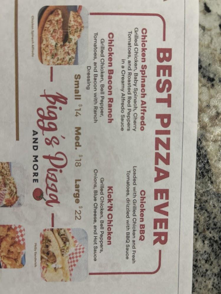 Bigg's Pizza and More Menu image 4
